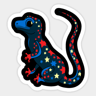 Patriotic Salamander Sticker